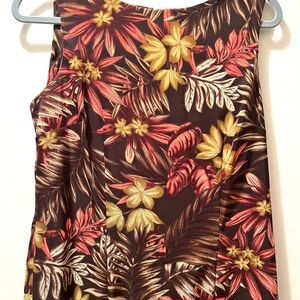 COPY - AB Studio Tropical Floral Sleeveless Dress size 12